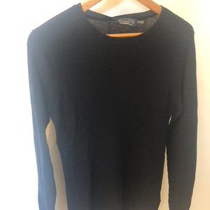 NWT Magaschoni Cashmere Navy Blue Crew Neck